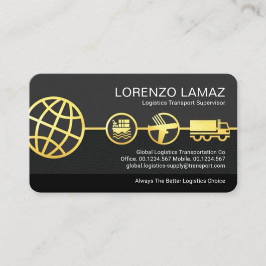 グローバル物流モード供給ライン 名刺 (正面)