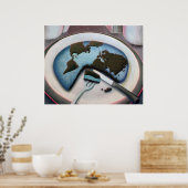 グローバル破壊 ポスター (キッチン)