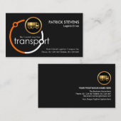 グローバル輸送衛星ロジスティクストラックドライバー 名刺 (正面/裏面)