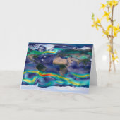 グローバル風の視覚化。 カード (黄色い花)