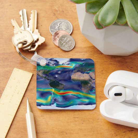 グローバル風の視覚化。 キーホルダー (デスク)