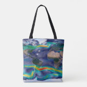 グローバル風の視覚化。 トートバッグ (裏面)