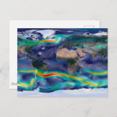 グローバル風の視覚化。 ポストカード (正面/裏面)