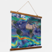 グローバル風の視覚化。 吊り下げ型タペストリー (傾斜あり)