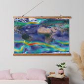 グローバル風の視覚化。 吊り下げ型タペストリー (寝室)