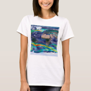 グローバル風の視覚化。 Tシャツ