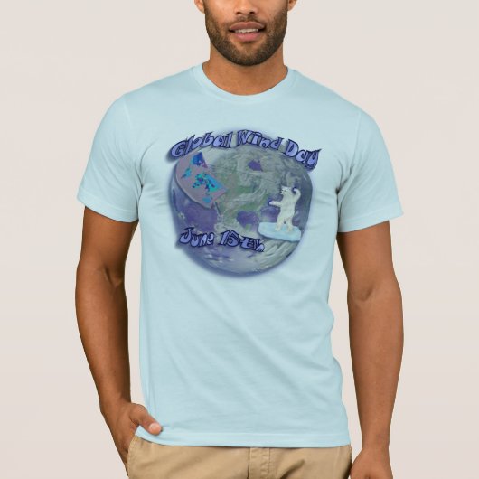 グローバル風日 Tシャツ (正面)