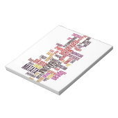 グローバル・グルーブ:あらゆる言語でハクナ・マタタ ノートパッド (回転)