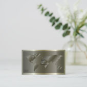 グローバル/シルバーの名刺に移行中 名刺 (スタンド正面)