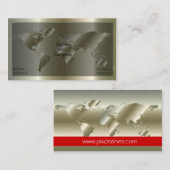 グローバル/シルバーの名刺に移行中 名刺 (正面/裏面)