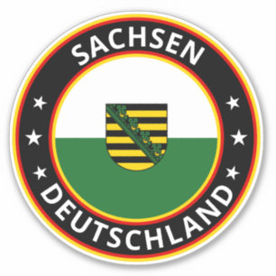 グローバル・トラベラー – Sachsen, Deutschland (Edit) シール