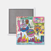 グローバル·トラベル-香港 マグネット (正面/裏面)