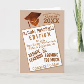 グローバル・パンデミック大成を卒業おもしろい カード (正面)