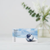 グローバル・ビジネスカード 名刺 (スタンド正面)