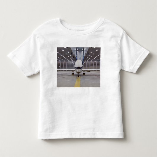グローバル・ホーク無人航空機の正面 トドラーTシャツ (正面)
