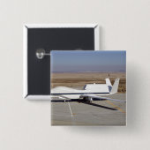 グローバル・ホーク無人航空機 缶バッジ (正面&裏面)