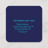 グローバルIT名刺 スクエア名刺 (裏面)