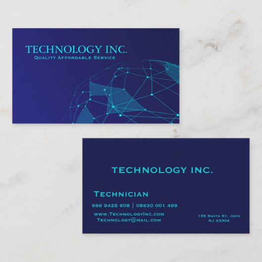 グローバルIT名刺 名刺 (正面/裏面)