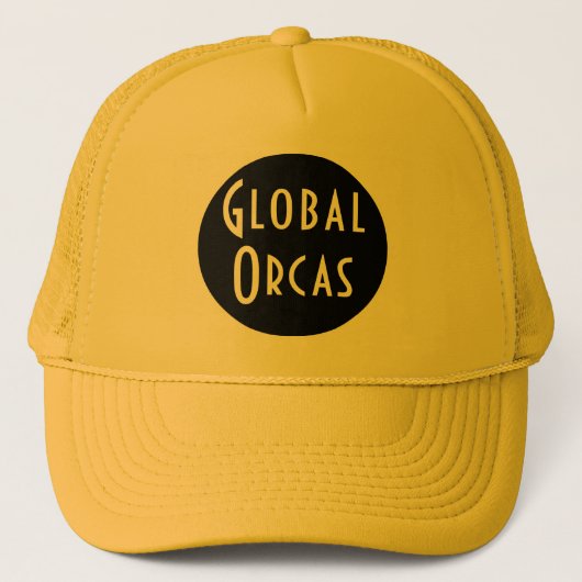 グローバルOrcas Trucker Hat キャップ (正面)