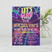 グローバースデーパーティーキッズカスタム 招待状 (スタンド正面)