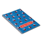 グローバーフリー顔パターン ノートブック (右側)