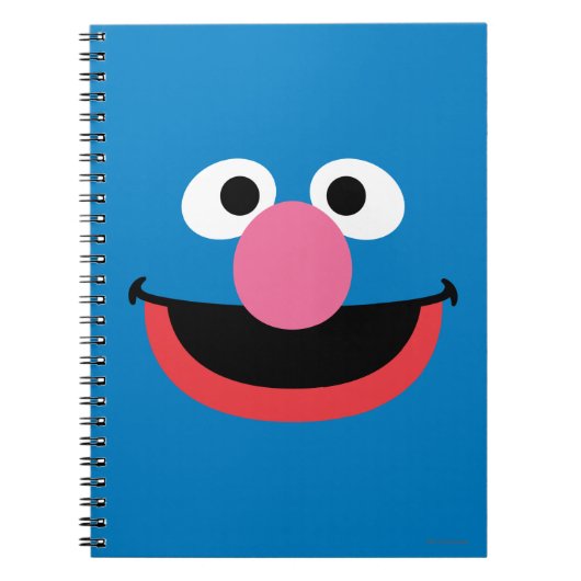 グローバー顔アート ノートブック (正面)