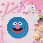 グローバー顔アート ペーパープレート (パーティー)