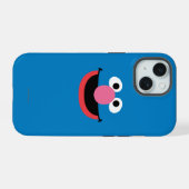 グローバー顔アート iPhone 15ケース (裏面横)