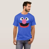 グローバー顔アート Tシャツ (正面フル)
