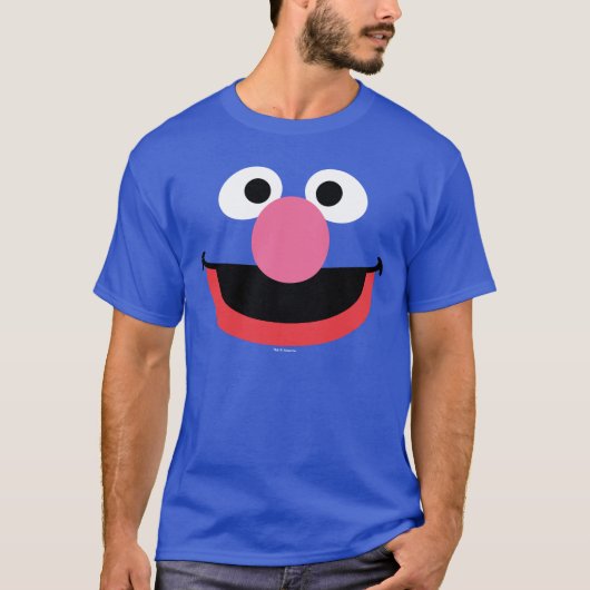 グローバー顔アート Tシャツ (正面)