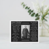 グローバー・クリーブランド大統領 ポストカード (スタンド正面)