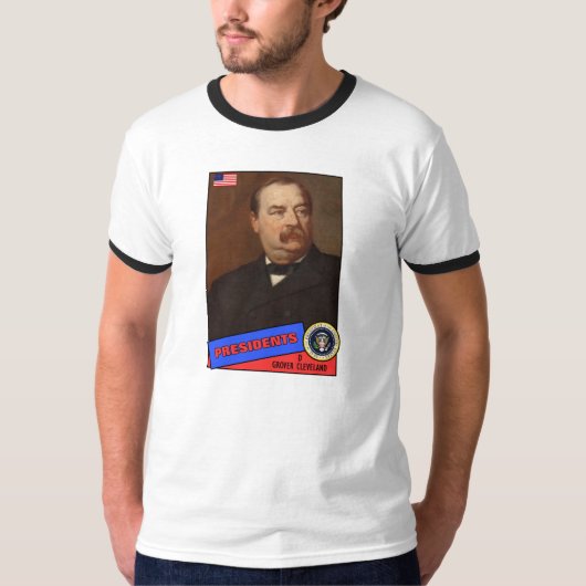 グローバー・クリーブランド 野球カード Tシャツ (正面)