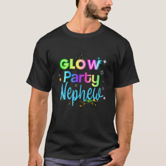 グローパーティースクワッド甥絵を描(ばちゃばちゃ)跳ねるグローパーティー Tシャツ