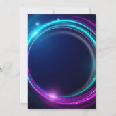 グローパーティー誕生日招待状 招待状 (裏面)