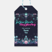 グローフェアリーパーティーテーマ – 暗い後のおとぎ話 ギフトタグ (正面)