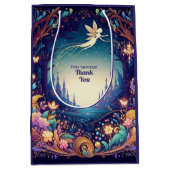 グローフェアリーパーティーテーマ – 暗い後のおとぎ話 ミディアムペーパーバッグ (正面)