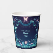 グローフェアリーパーティーテーマ – 暗い後のおとぎ話 紙コップ (正面)