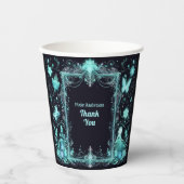 グローフェアリーパーティーテーマ – 暗い後のおとぎ話 紙コップ (正面)