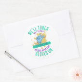 グローブおもしろいカスタマイズ(医療業務) – 医師 ラウンドシール (封筒)