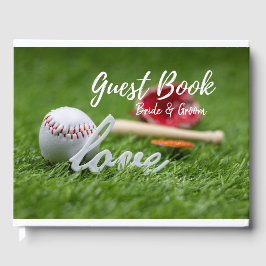 グローブとこうもりのLOVE単語を持つ結婚野球 ゲストブック