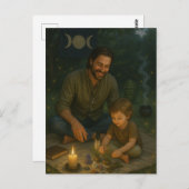 グローブの父 ポストカード (正面/裏面)