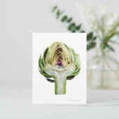 グローブアーティチョークハーフカット ポストカード (スタンド正面)