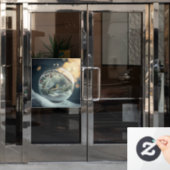 グローブウィンドウのロビン ウィンドウサイン (オフィスドア)