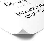 グローブエレガントルにサインして結婚くれ ポスター (角)