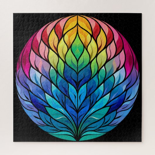 グローブオブレインボーカラーズジグソーパズル ジグソーパズル (縦)