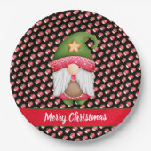 グローブカスタマイズ格言カラーと文字 ペーパープレート (正面)