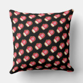 グローブカスタマイズ格言文字とカラー20"X20" クッション (裏面)