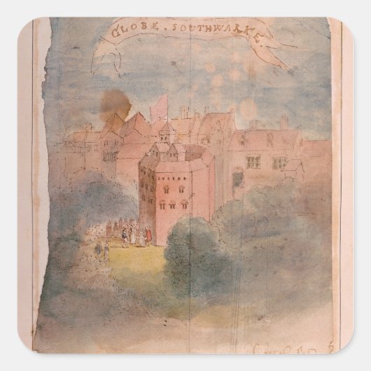 グローブシアター、サウスアーク スクエアシール (正面)