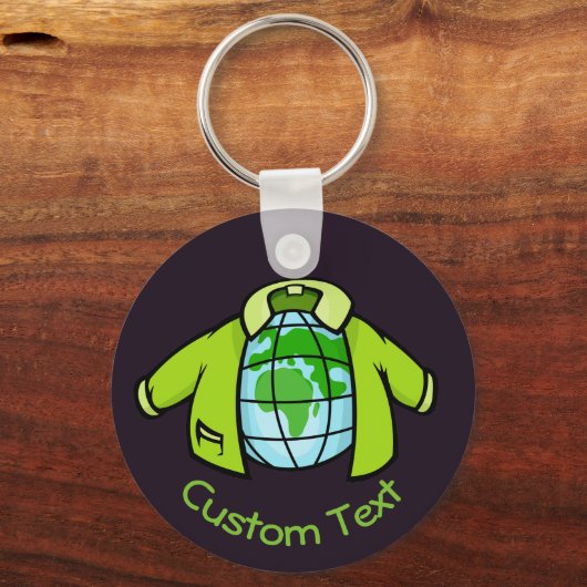 グローブジャケットキーチェーン キーホルダー (正面)