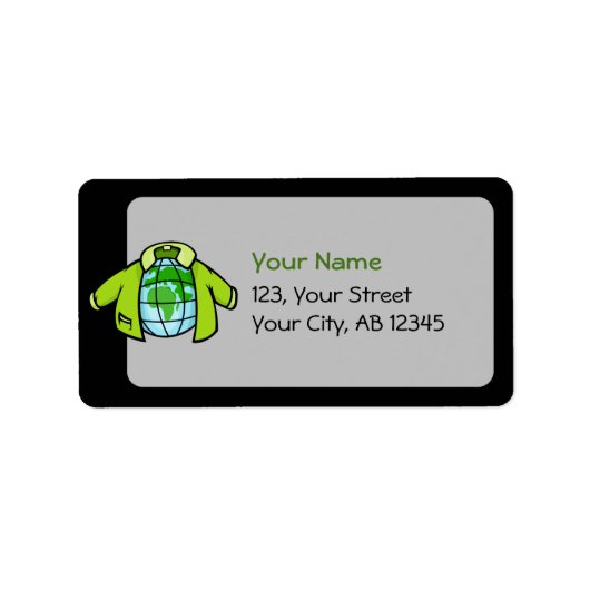 グローブジャケット ラベル (正面)